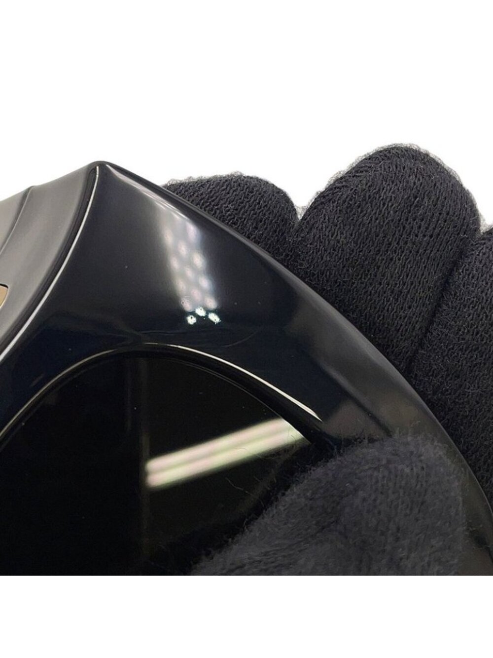 Balenciaga Sunglasses Hourglass Round Eyewear Black - Picture 5 of 9